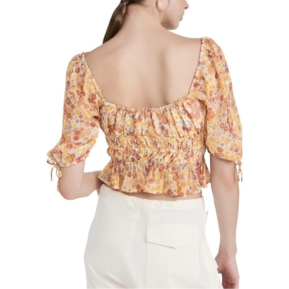 STAUD The Faye Top in Soleil Flower Market, size XS - Picture 6 of 10